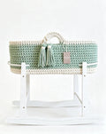 Moses basket - Aloe & Natural white
