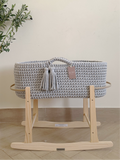 Moses basket - Light grey