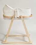 Hooded Moses Basket - off White