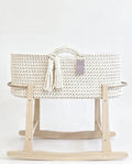 Moses Basket - Natural White