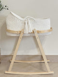 Hooded Moses Basket - off White