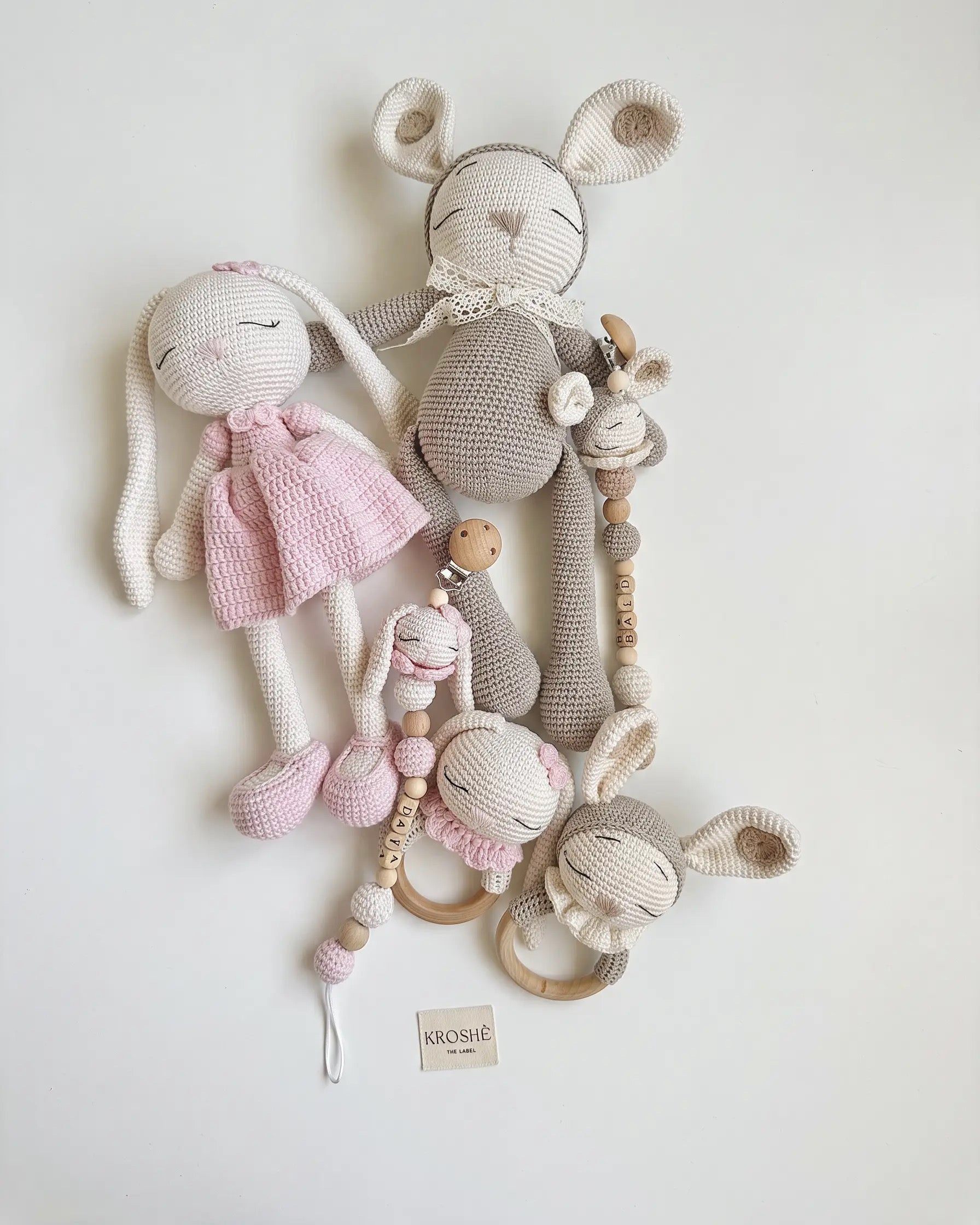Bunny Baby Gift Set | pink color