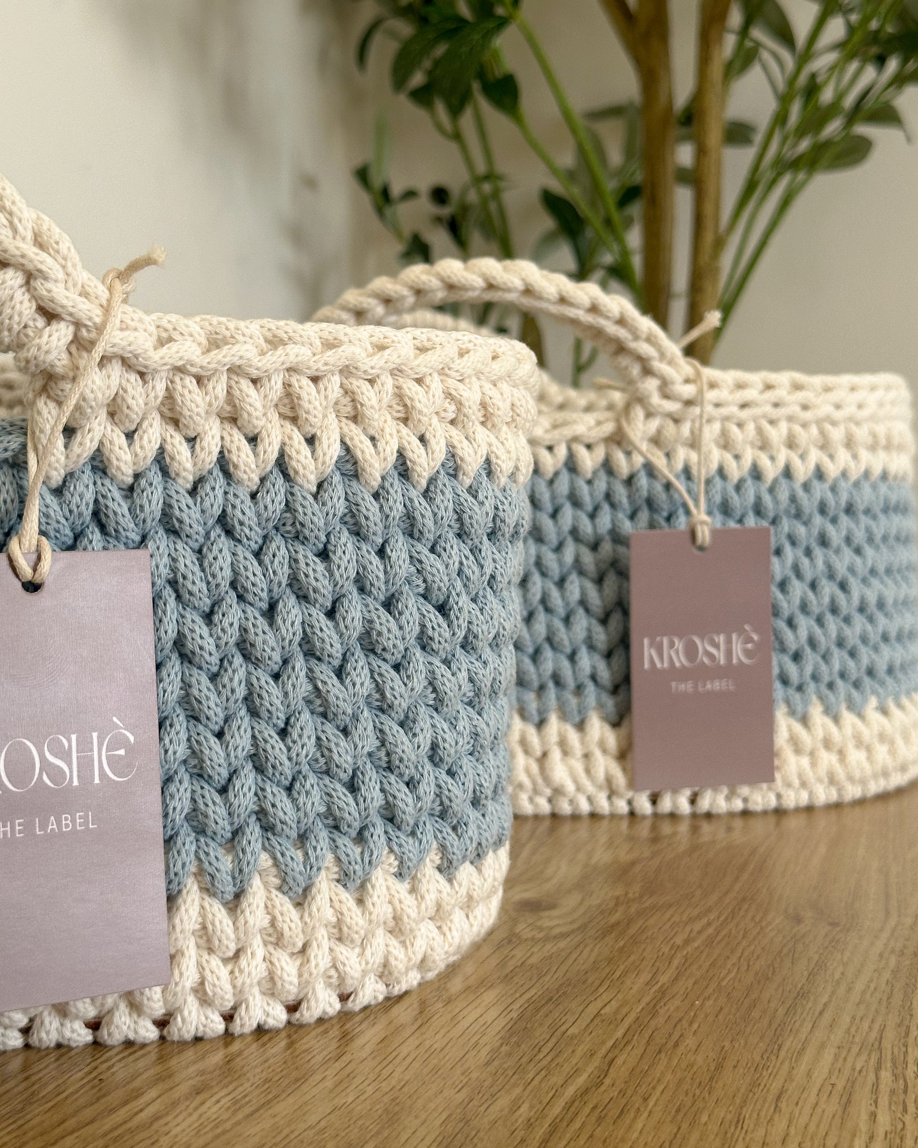 Nappy Caddy - Natural White & Misty