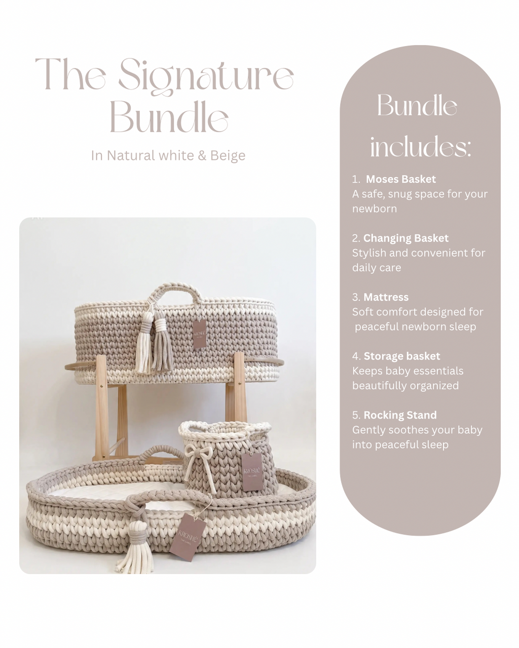 The signature Bundle ( Non Hooded)