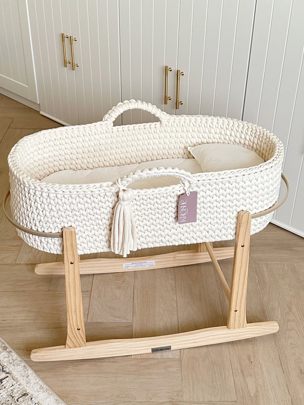 Little Moses Basket - Natural white