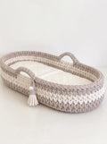 Changing Basket - Beige & Natural White