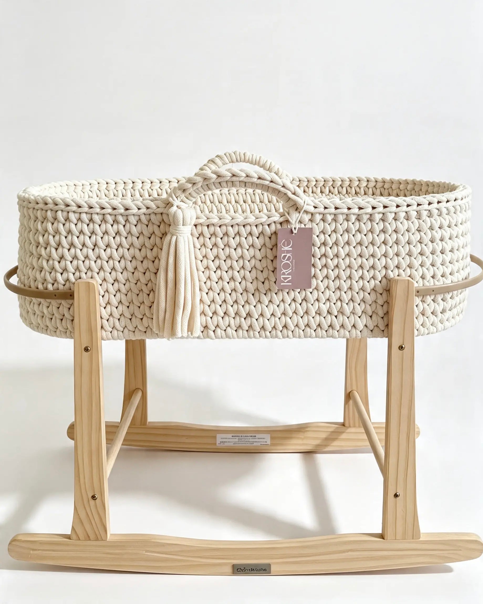 Little Moses Basket - Natural white