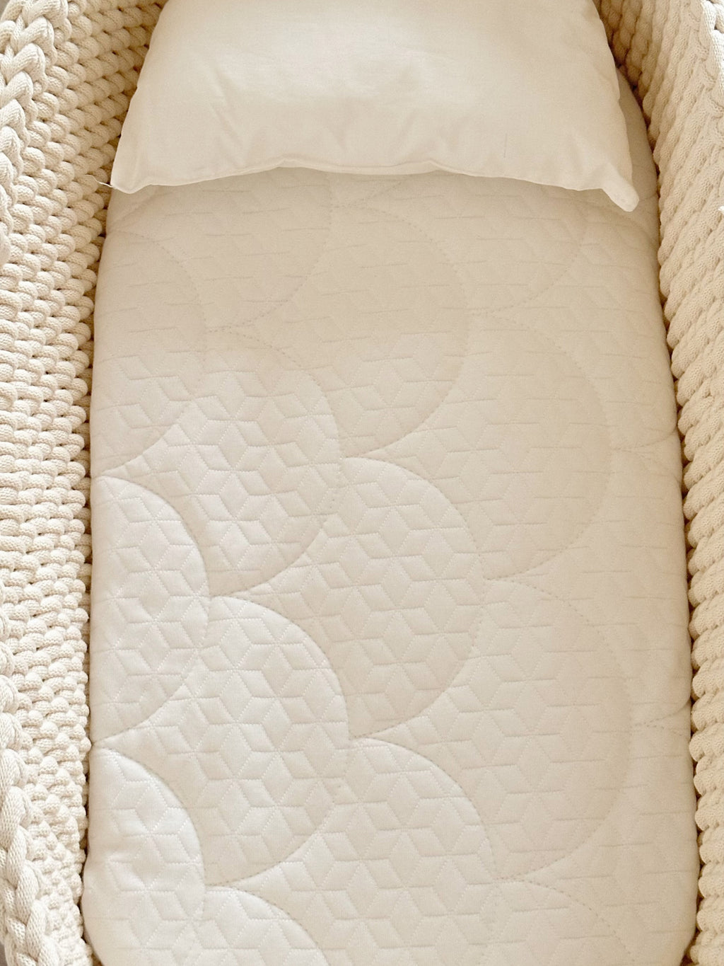 Little Moses Basket - Natural white