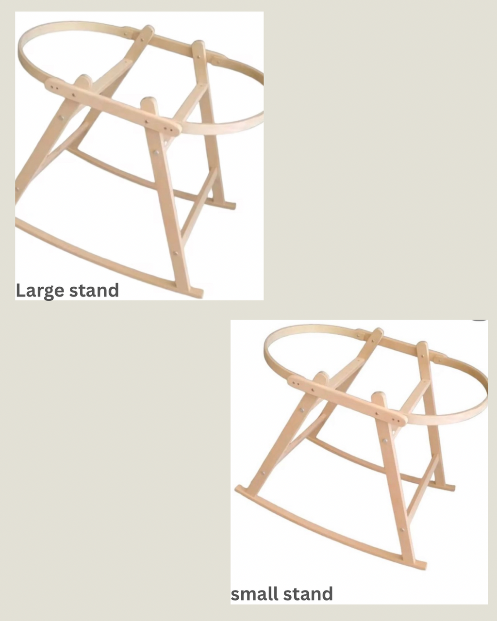 Hooded Moses Basket - off White