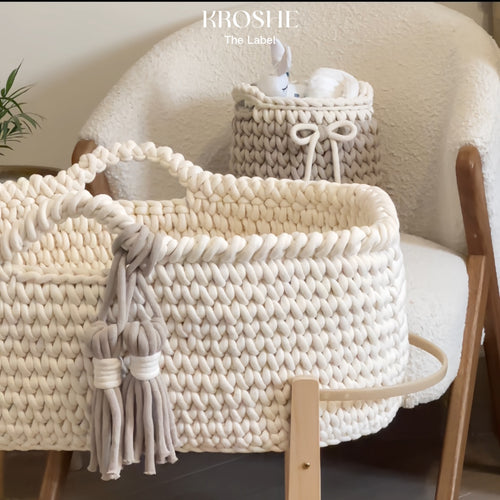 Crochet Moses basket