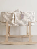 Moses Basket - Natural White